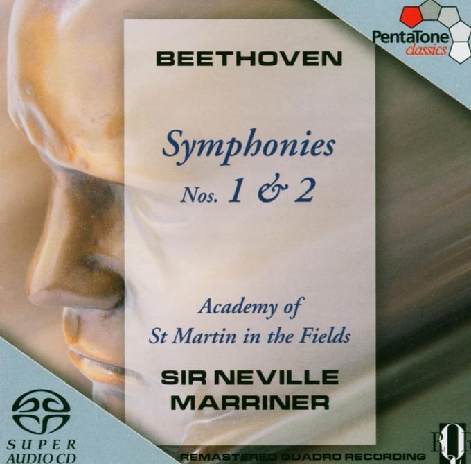 Academy Of St. Martin In The Fields, Sir Neville Marriner - Beethoven: Symphony 1 & 2 (SACD)