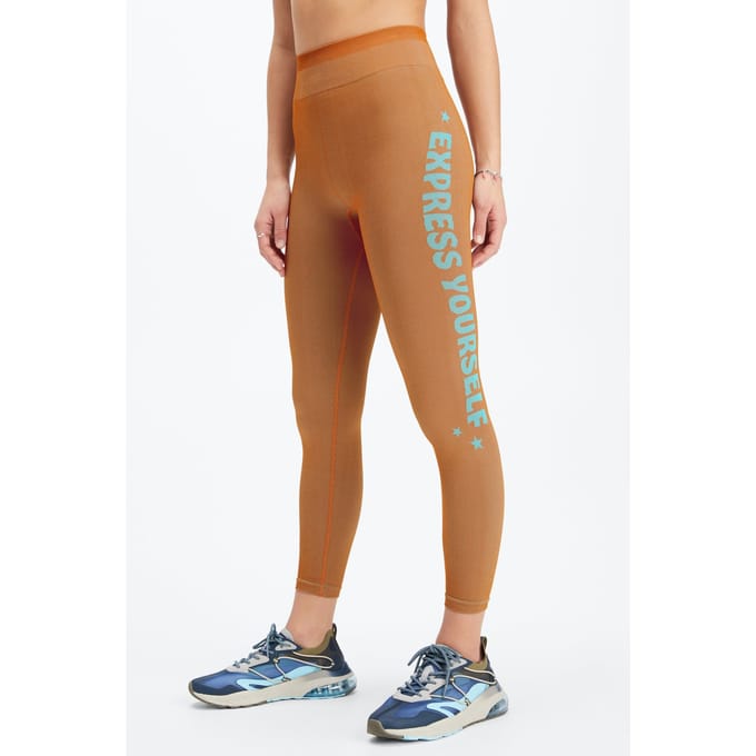 Fabletics Ultra High-waisted Seamless Expression 7/8 Sequoia/express Y Taglia: M Short | Leggings Outlet | Donna | Marrone