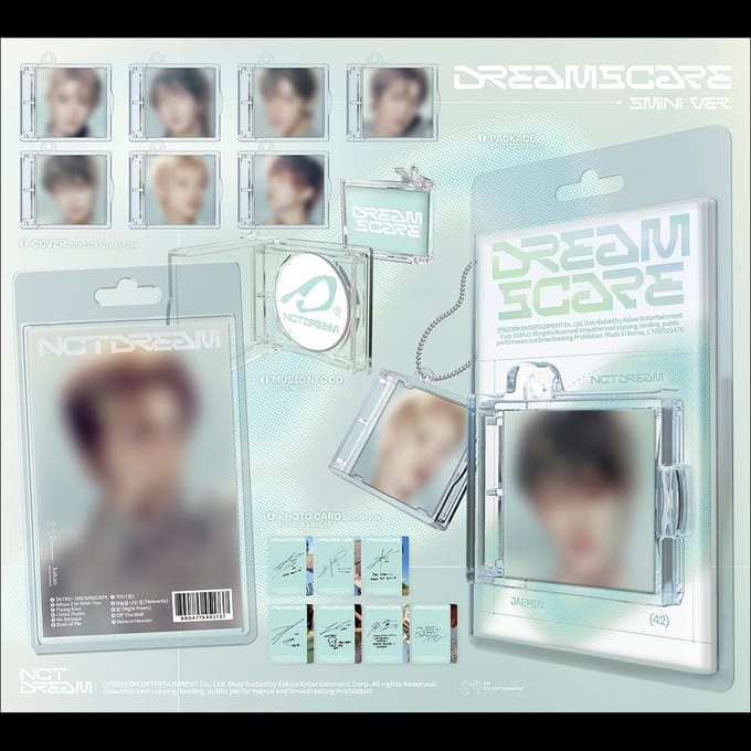 NCT DREAM - Het 4e album [DREAMSCAPE] (SMini-versie.)(SLIM ALBUM) RANDOM 1PCS red