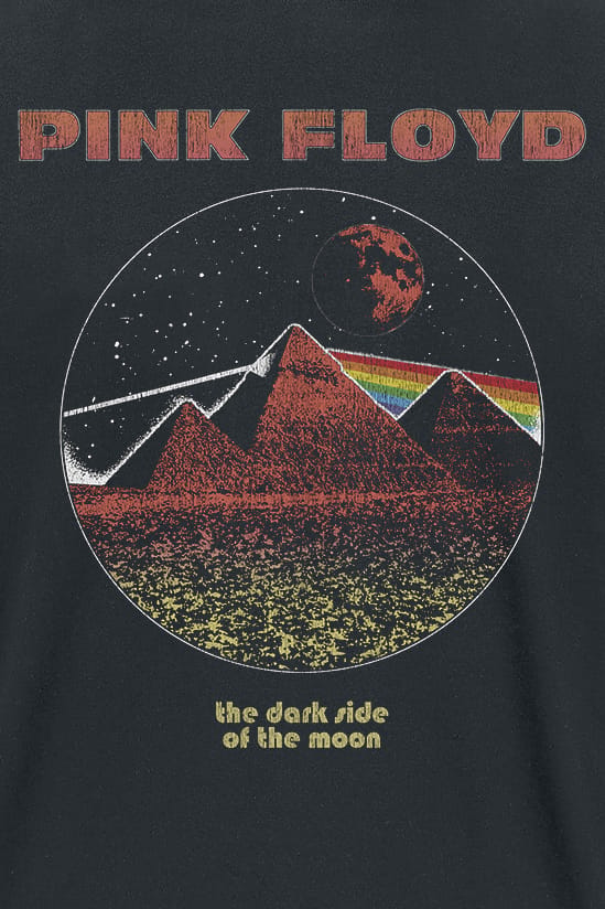 Pink Floyd DSTOM Pyramids Vintage Heren T-shirt - zwart - M