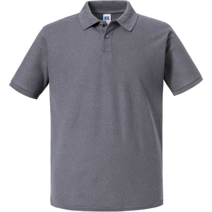 Russell Heren Authentiek Piqué Poloshirt (Konvooi Grijs)