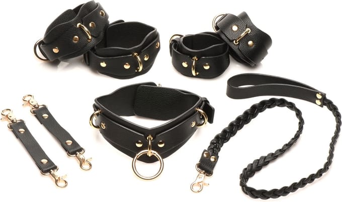 XR Brands - Lover's Restraints Set - Zwart