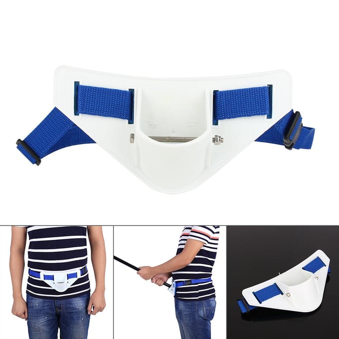 Support de Canne à Pêche Réglable Support de Canne Ceinture de Combat Support Lombaire white