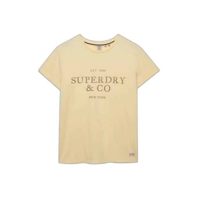 Dames-T-shirt Superdry Luxe Casual Classic