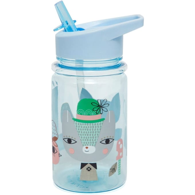 Petit Monkey drinkfles Lama & Friends blue
