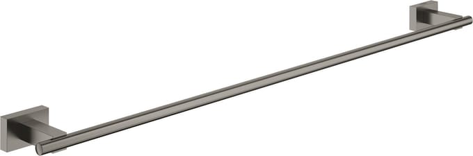 GROHE Essentials Cube Handdoekhouder 600 Mm - Hard Graphite Geborsteld (mat donker grijs) - 40509AL1