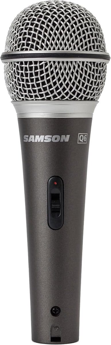 Dynamische Zangmicrofoon - Zangmicrofoon Podiummicrofoon - Live Optredens - Supercardioïde Patroon - 80 Hz - 15 kHz - Zwart