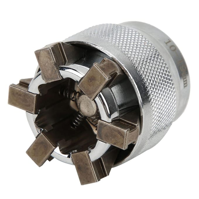 Universele Dopsleutel Magische Verstelbare Dop voor 10~19mm 38~34in Moer gray