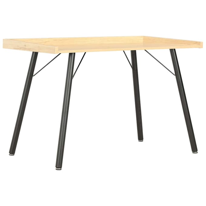 vidaXL - Bureau - 90x50x79 - cm - eikenkleurig