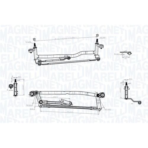 Wisserarm MAGNETI MARELLI 085570733010