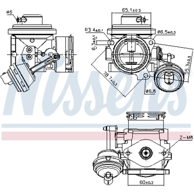 EGR-klep NISSENS 98298