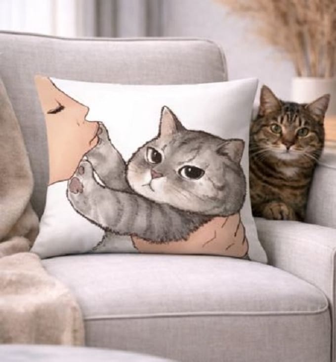 Purrfect Mood Collection kussenhoes - 45x45 cm
