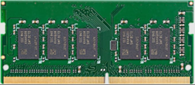Synology DDR4 - module - 4 GB - SO-DIMM 260-pin - unbuffered = DDR4-module - 4 GB - SO-DIMM 260-pin-ongebufferd