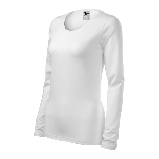 Dames-T-shirt met lange mouwen Malfini Slim 139