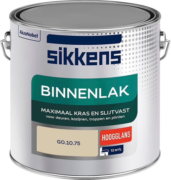 Sikkens - Binnenlak Hoogglans - G0.10.75 - Mengverf - 2,5 L