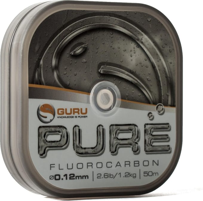 Guru - Pure Fluorocarbon | 0.12mm | 50m - Transparant