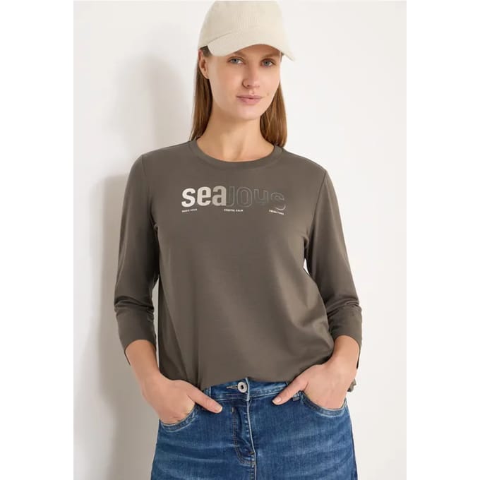 Shirt met print aan de voorkant