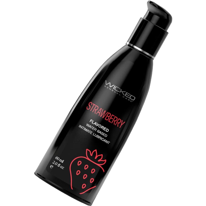 Wicked Sensual Care Wicked Aqua Strawberry Flavored glijmiddel 60ml