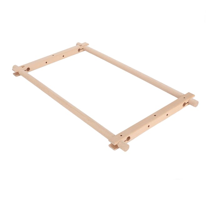 Kruissteekframe Rechthoekig Verwijderbaar Hout Handwerk Spanraam Quiltring Standaard voor white
