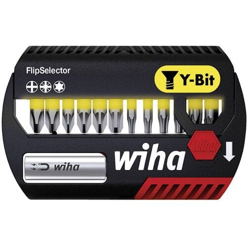 Wiha Bitset FlipSelector Y-bit 25mm (¼″) PH / PZ / TORX® - 4-delig - 41827
