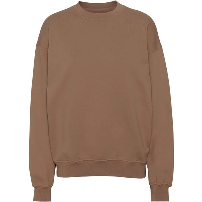 Sweatshirt ronde hals Colorful Standard Organic oversized sahara camel