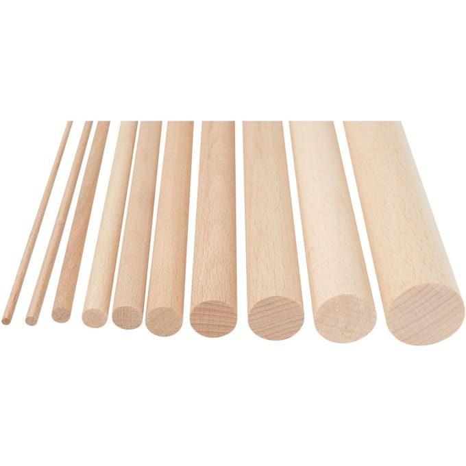 Beuken ronde stok - Ø 8 mm