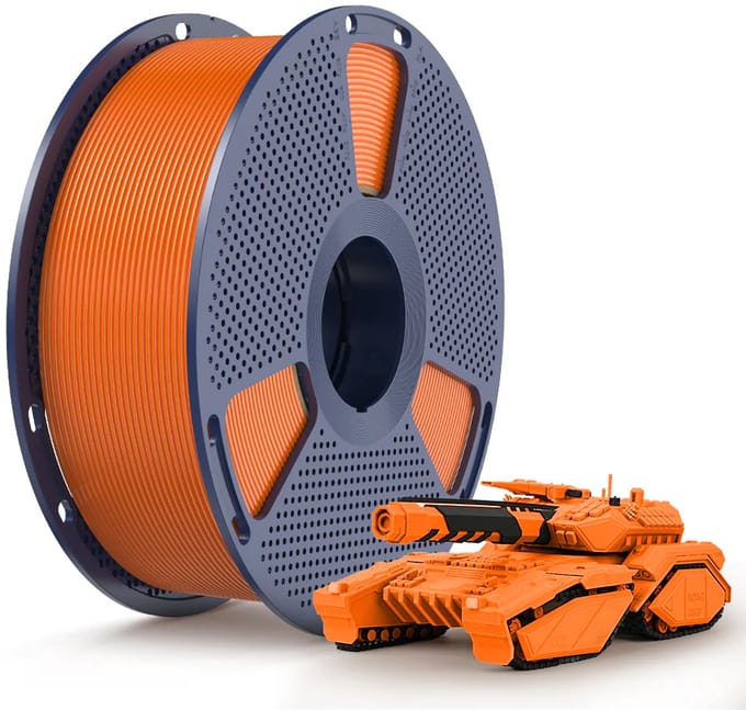 SUNLU 3D-filament PLA+ 1.75mm Oranje 1 kg