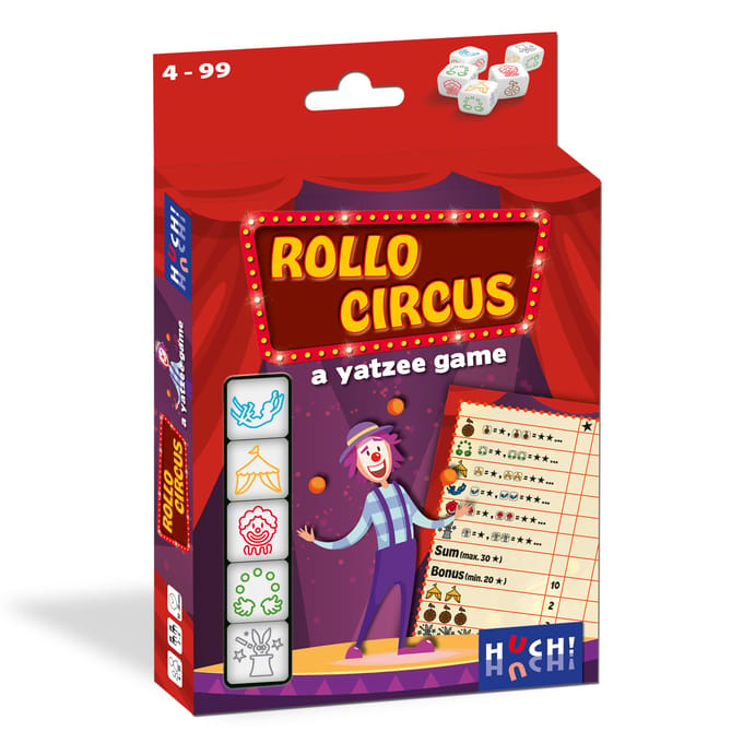 Rollo: A Yatzee Game - Circus - Dobbelspel (NL/FR)