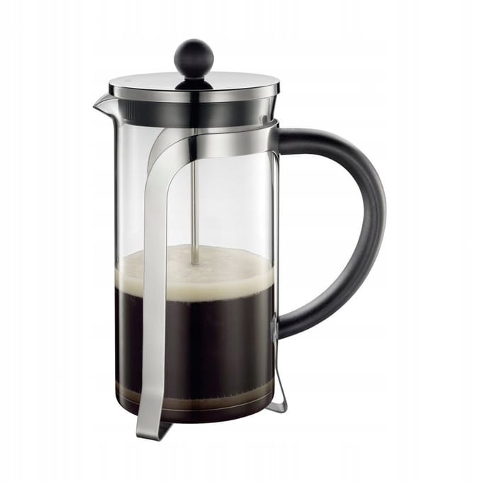 Cilio Cafetière/Theepot 6 kopjes - RVS & Borosilicaatglas