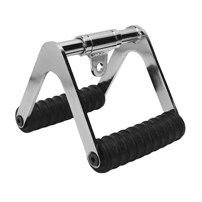 Roeihandvat Multifunctioneel Krachttraining Pull Down Handvat Nauwe Grip Kabelbevestiging met Veer gray