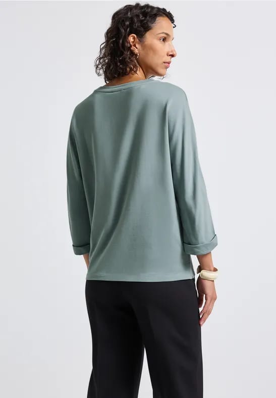 Shirt met gallonstrepen