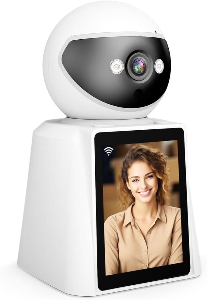 Bewakingscamera Binnen - IP Camera - Huis Beveiligen - Humanoïde Detectie - 4MP FHD - Wit