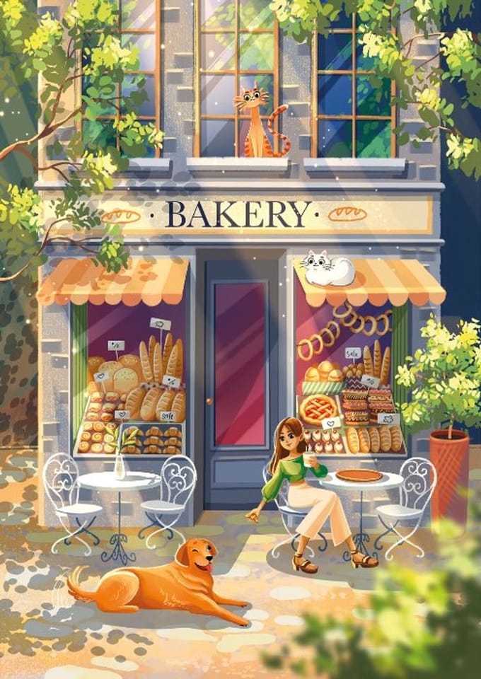 Magnolia puzzel 1000 stukjes - Magnolia Bakery puzzel voor volwassenen.