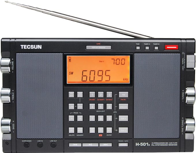 Tecsun H-501x PLL World Band Receiver/Audio Player