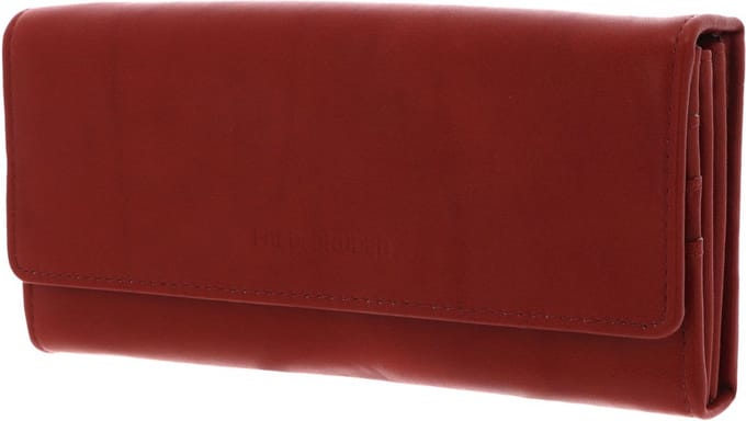 FREDsBRUDER Leren Portemonnee Jola Wallet Flappy Rust Rood