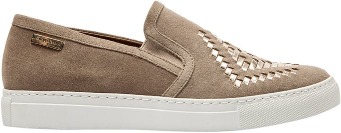 Loni leren espadrilles