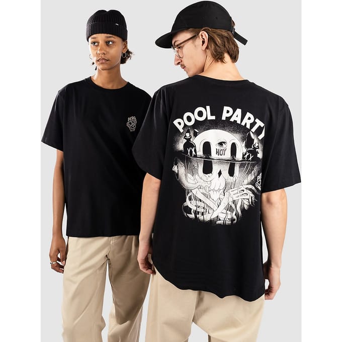 The Dudes Pool Party T-Shirt zwart