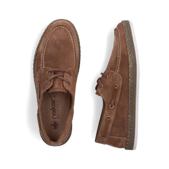 Rieker Veterschoenen - Heren - Cognac - Maat:43