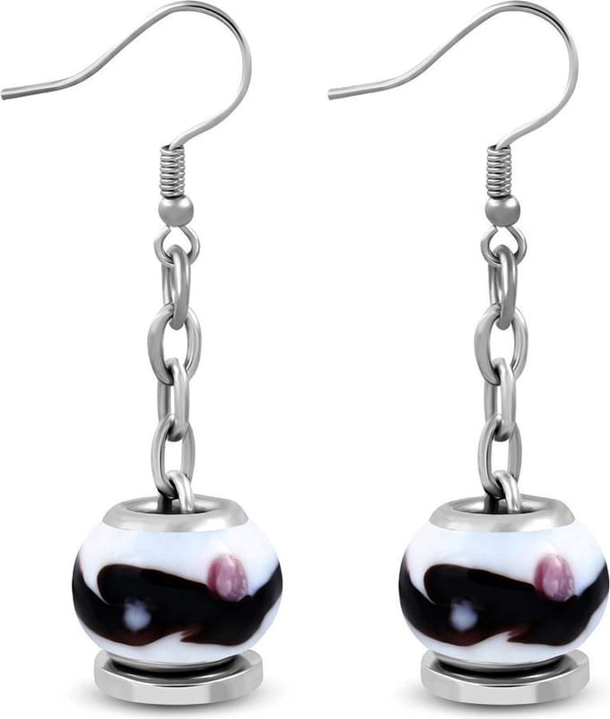 Montebello Oorbellen Gerdi ECJ037 - 316L Staal - Bedel - ∅13mm - 32mm