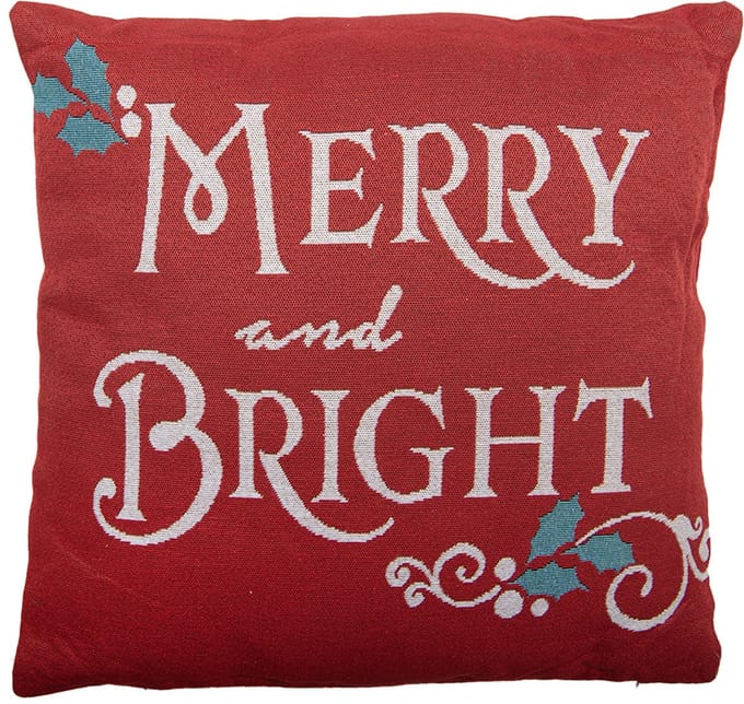 Clayre & Eef Sierkussen 44x44 cm Rood Polyester