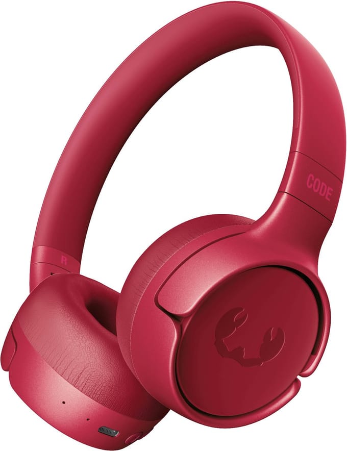 Fresh ‘n Rebel Code Fuse – Draadloze on-ear koptelefoon - Bluetooth - 30 uur Speeltijd - Berry Red