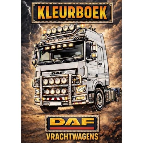 Kleurboek, Daf Vrachtwagens. - H. Mourits