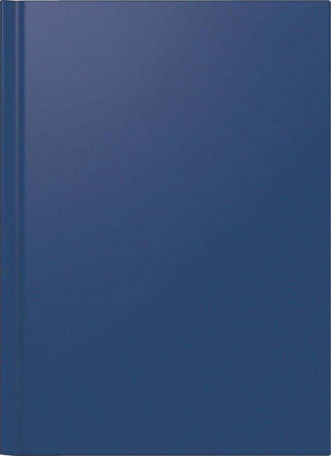Weekkalender A4 Hardcover Blauw 2026 Ingelijst