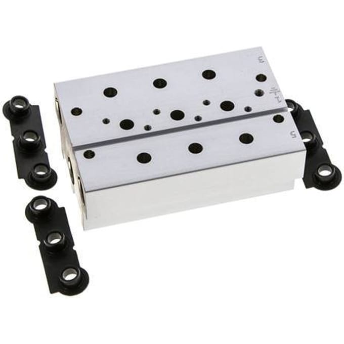 6xG1/4'' Manifold 3-Stations Festo 576418 VABM-B10-20S-G14-3