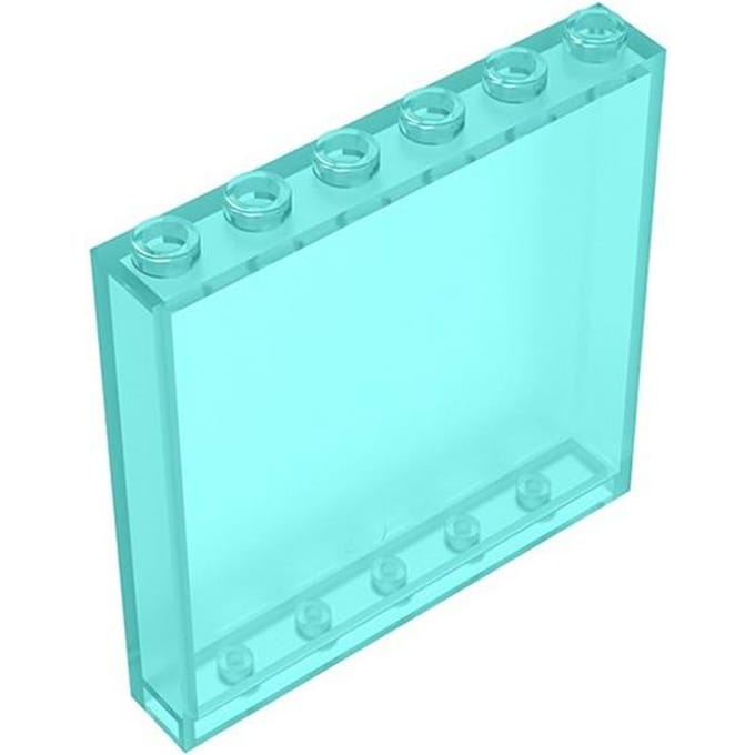 Brique MOC 59349 Panneau 1x6x5 Fenêtre Bricolage Éclairer Bloc de Construction Briques Fonctionne Avec Assemblages Pièces d'Architecture Construction