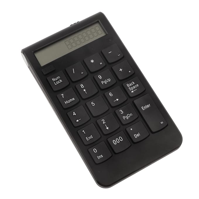 Clavier numérique sans fil 2,4 GHz à 29 touches avec écran LCD
