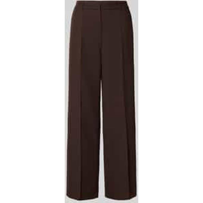 pantalon regular fit met viscose