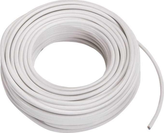 50 stuks Kabel 3x1.5 Wit 50m