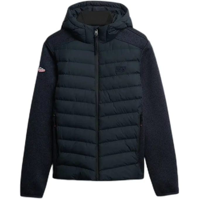 Superdry Hooded Storm Jack Navy - Maat M - Heren - Winterjassen
