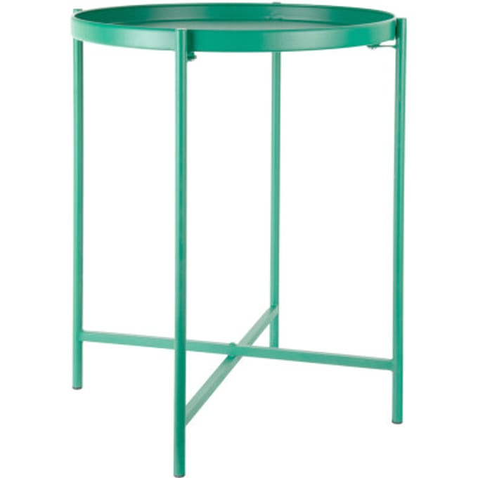 Leitmotiv Bijzettafel Meseta - Groen - 40x40x49cm - Modern